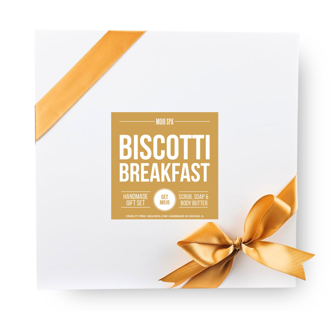 Biscotti Breakfast Scrub, Body Butter & Soap Gift Set