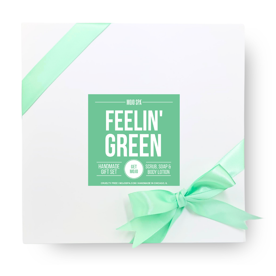 Feelin Green Scrub, Lotion & Soap Gift Set