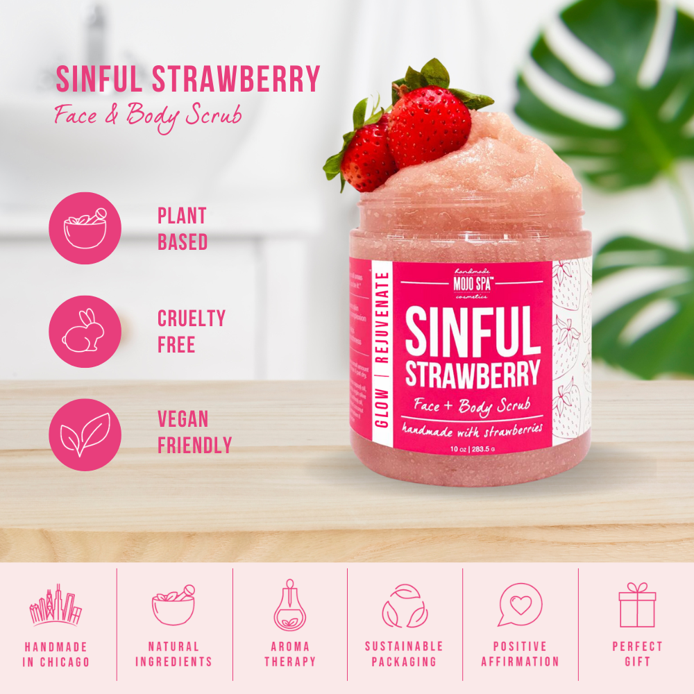 Sinful Strawberry Face & Body Scrub