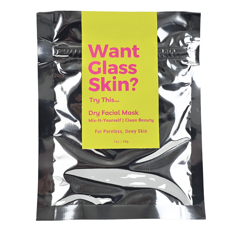 Want Glass Skin Dry Facial Mask