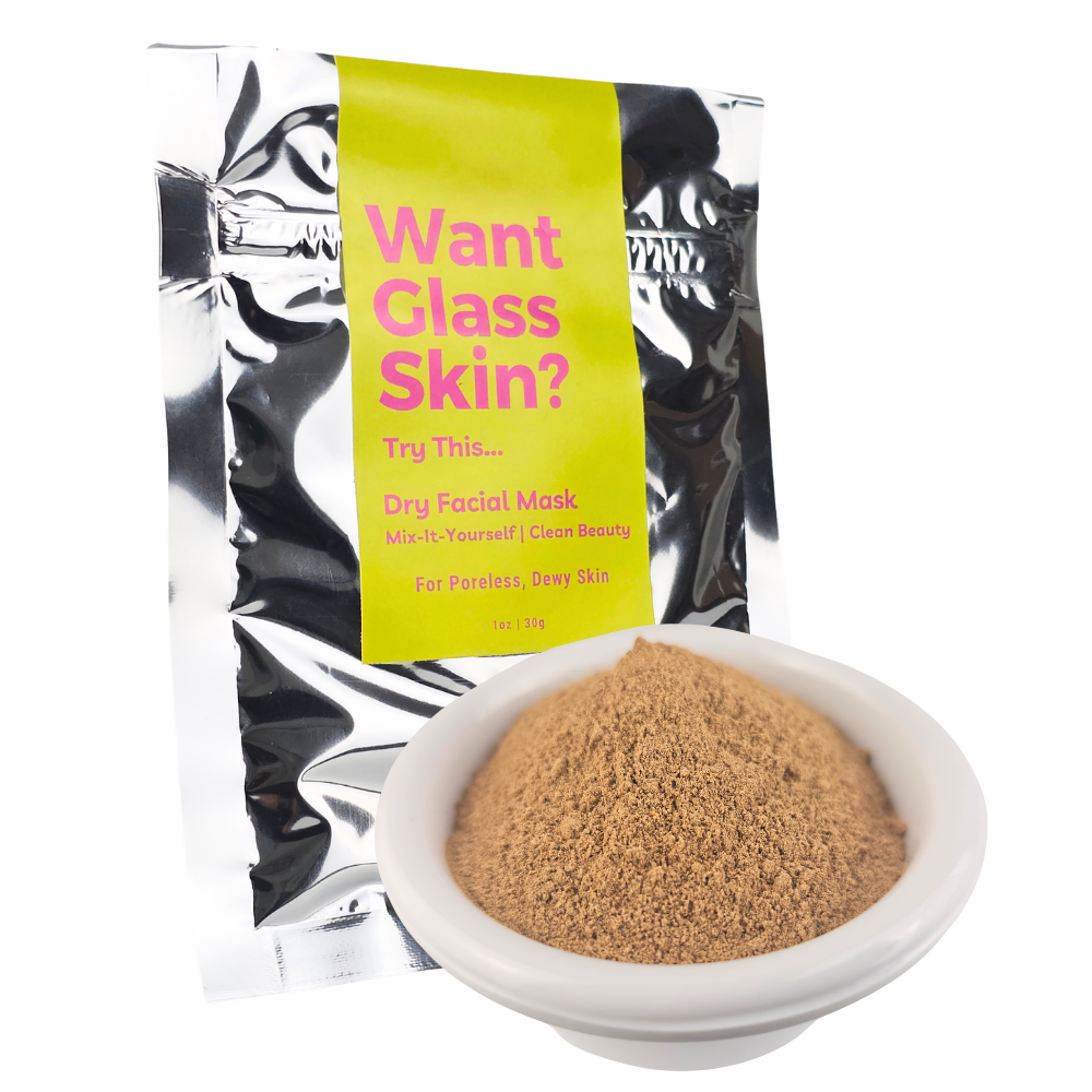 Want Glass Skin Dry Facial Mask