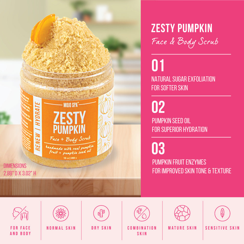 Zesty Pumpkin Face &amp; Body Scrub