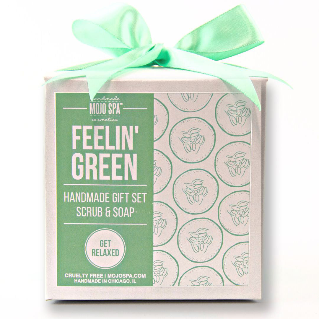 Feelin Green Scrub &amp; Soap Gift Set