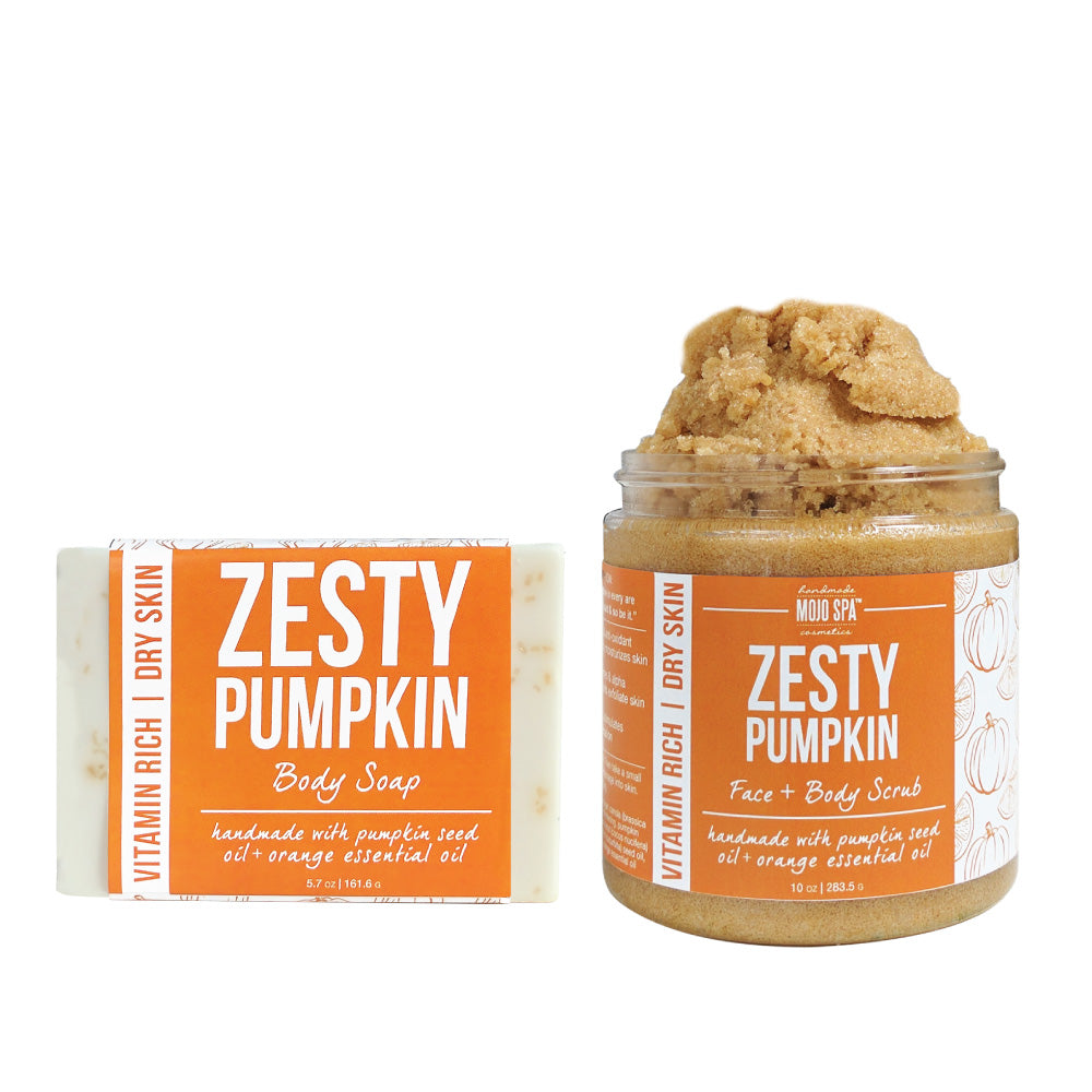 Zesty Pumpkin Scrub &amp; Soap Gift Set