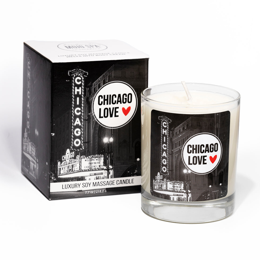 Chicago Love Soy Massage Candle