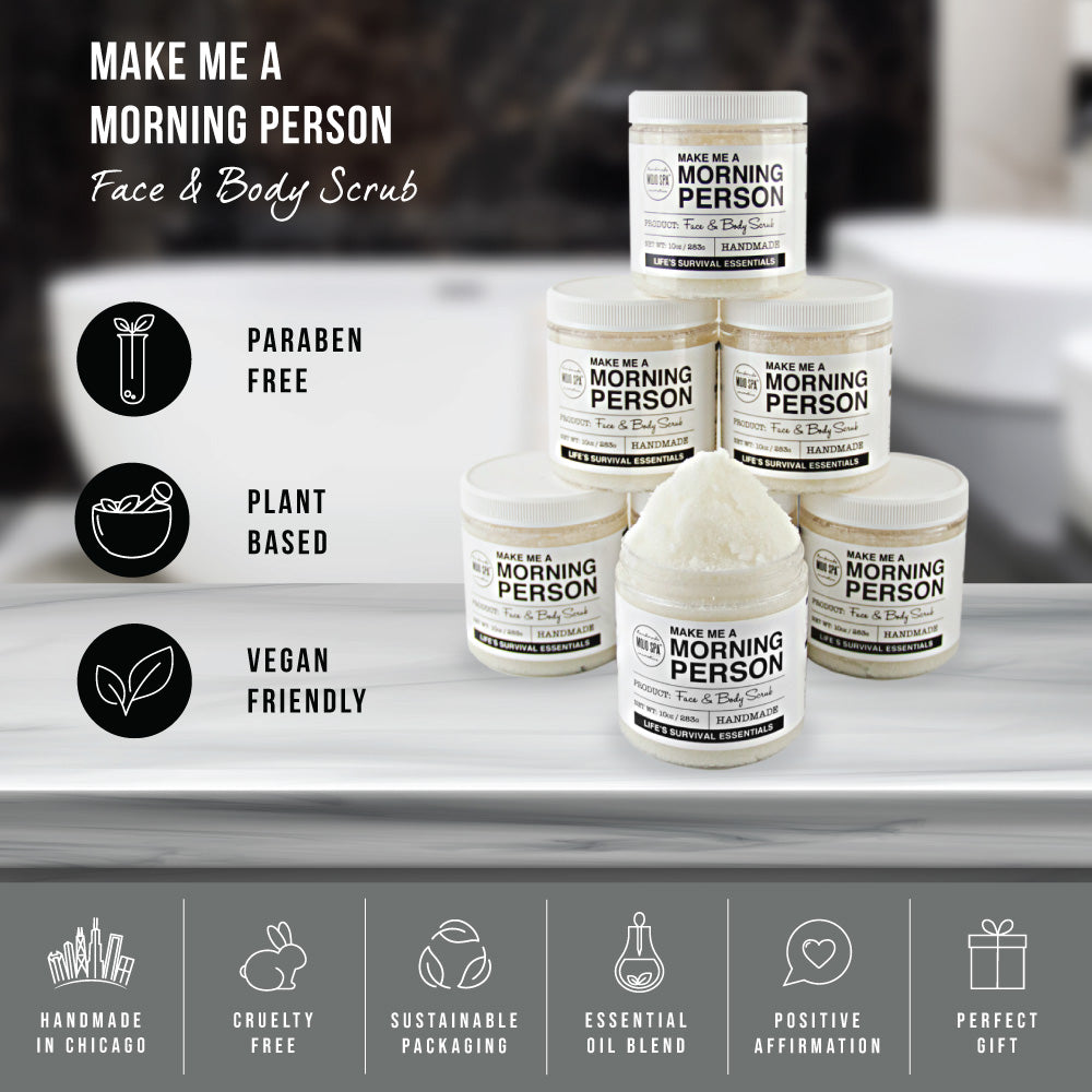 Make Me a Morning Person Face &amp; Body Scrub