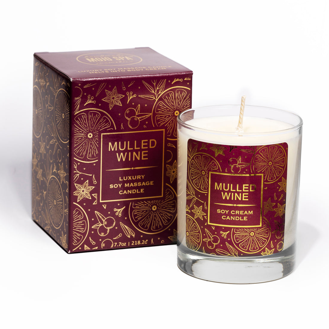 Mulled Wine Soy Massage Candle