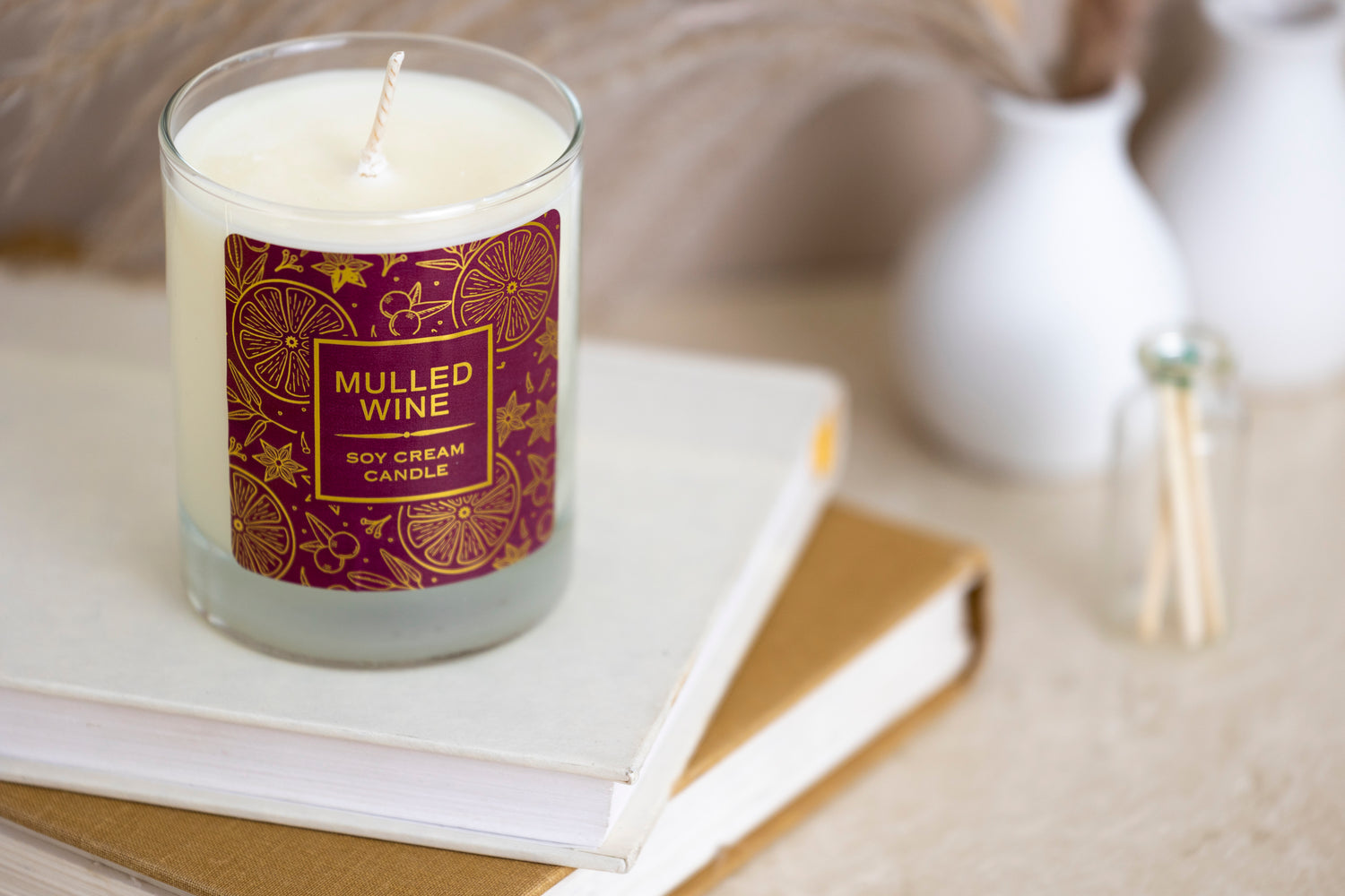 Mulled Wine Soy Massage Candle