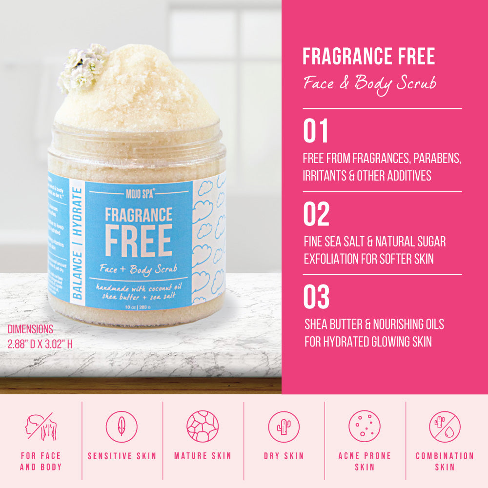 Fragrance Free Face & Body Scrub