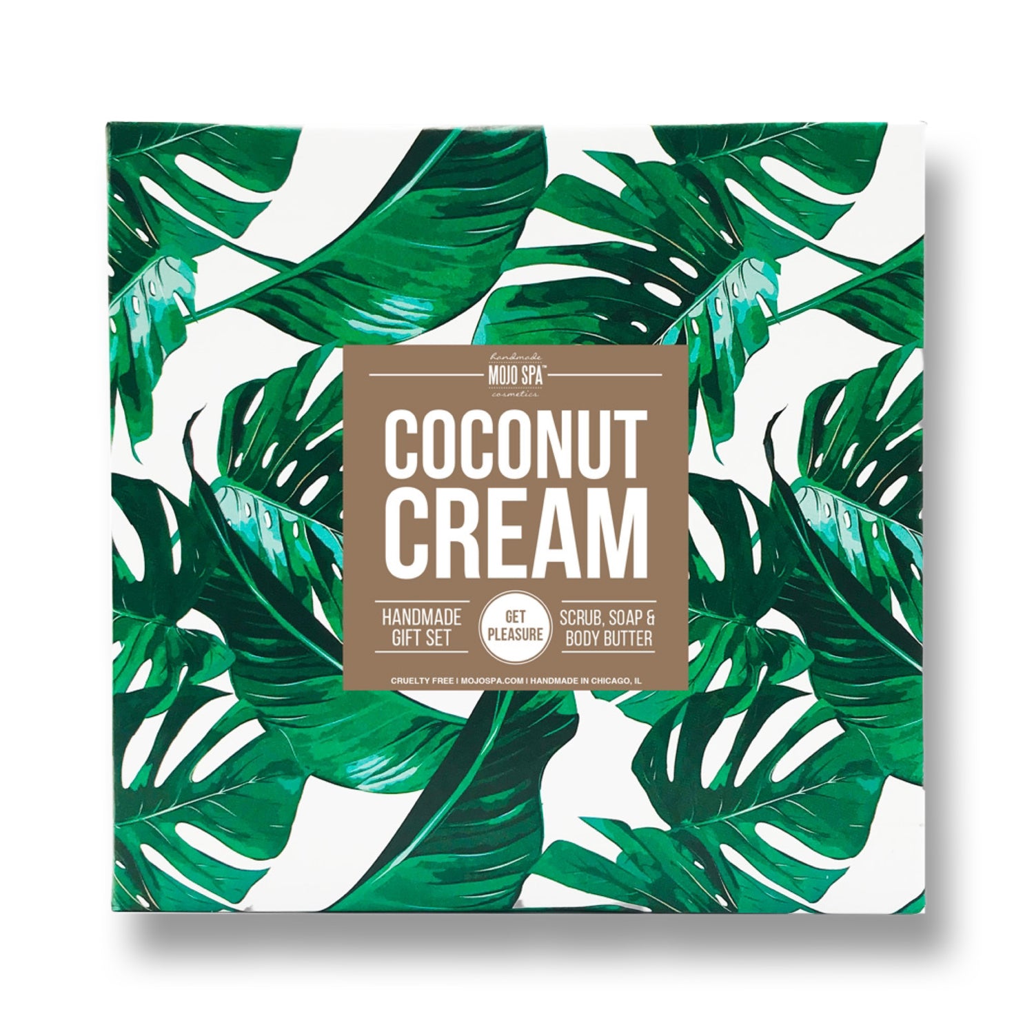 Coconut Cream Scrub, Body Butter & Soap Gift Set