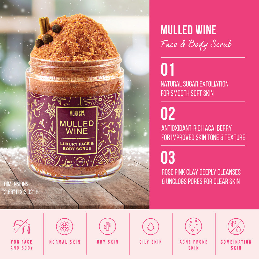 Mulled Wine Luxury Face &amp; Body Scrub