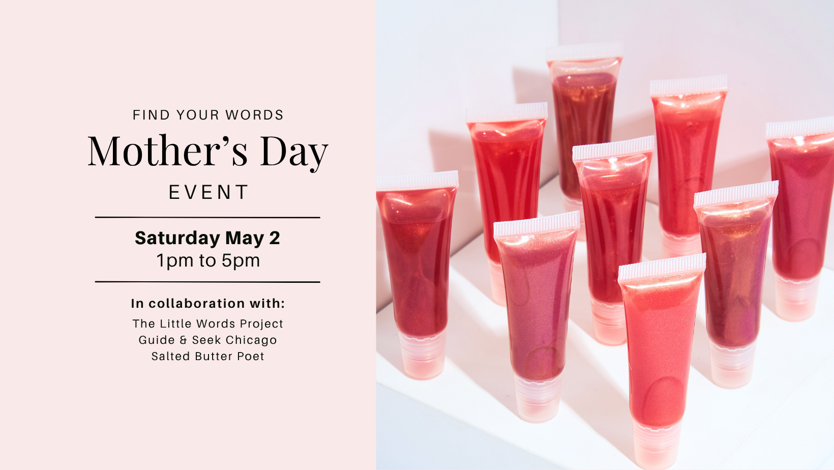 Join Us for Our Mother’s Day Event: Find Your Words