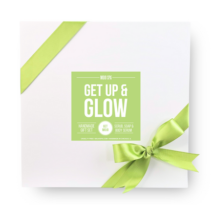 Get Up &amp; Glow Scrub, Lotion &amp; Soap Gift Set