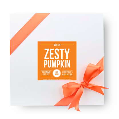 Zesty Pumpkin Scrub, Body Butter &amp; Soap Gift Set