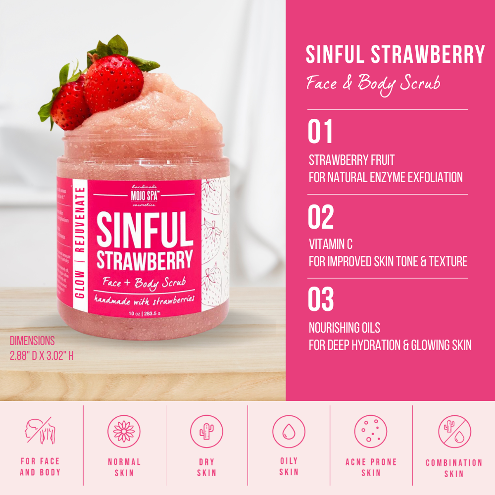 Sinful Strawberry Face &amp; Body Scrub