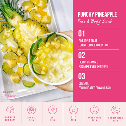 Punchy Pineapple Face &amp; Body Scrub