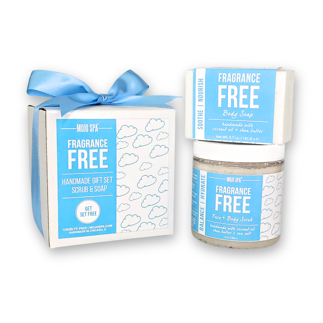 Fragrance Free Scrub &amp; Soap Gift Set