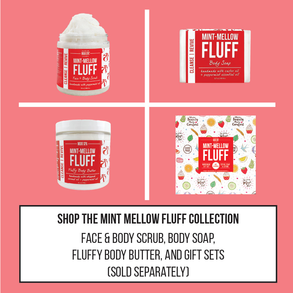 Mint Mellow Fluff Face & Body Scrub – Mojo Spa