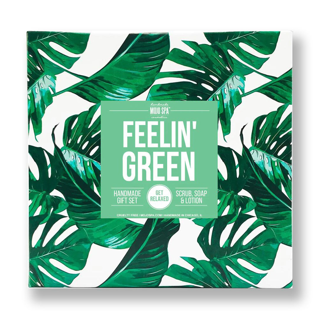 Feelin Green Scrub, Lotion &amp; Soap Gift Set