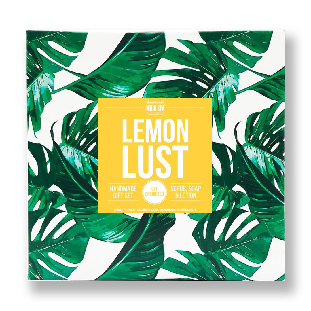 Lemon Lust Scrub, Lotion &amp; Soap Gift Set