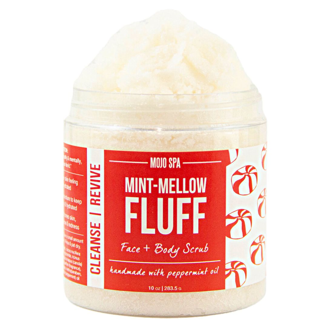Mint Mellow Fluff Face & Body Scrub – Mojo Spa