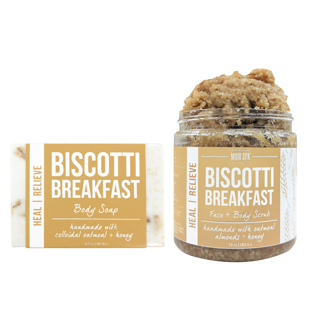 Biscotti Breakfast Scrub &amp; Soap Gift Set