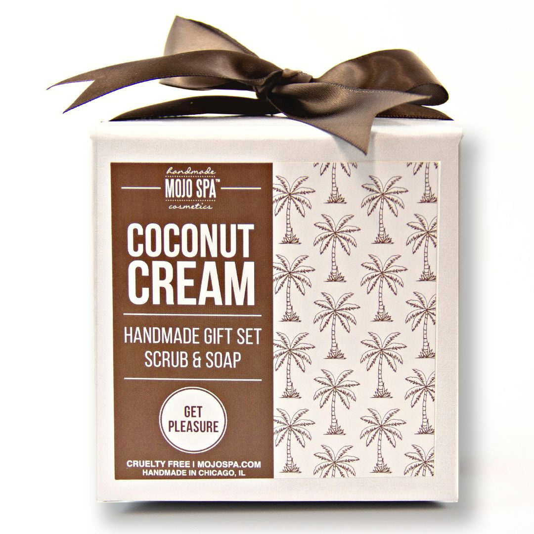 Coconut Cream Scrub &amp; Soap Gift Set