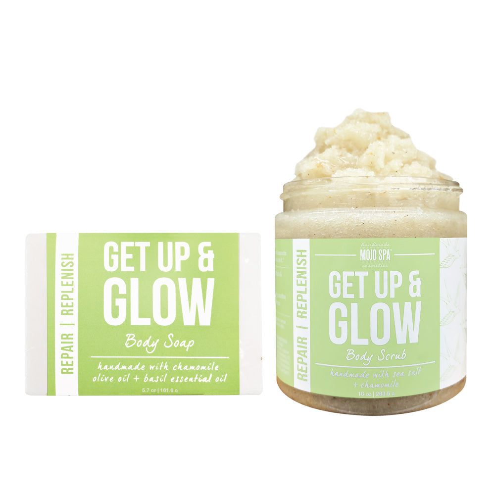 Get Up &amp; Glow Scrub &amp; Soap Gift Set