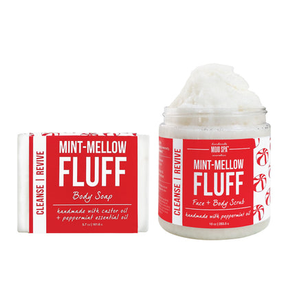 Mint Mellow Fluff Scrub &amp; Soap Gift Set