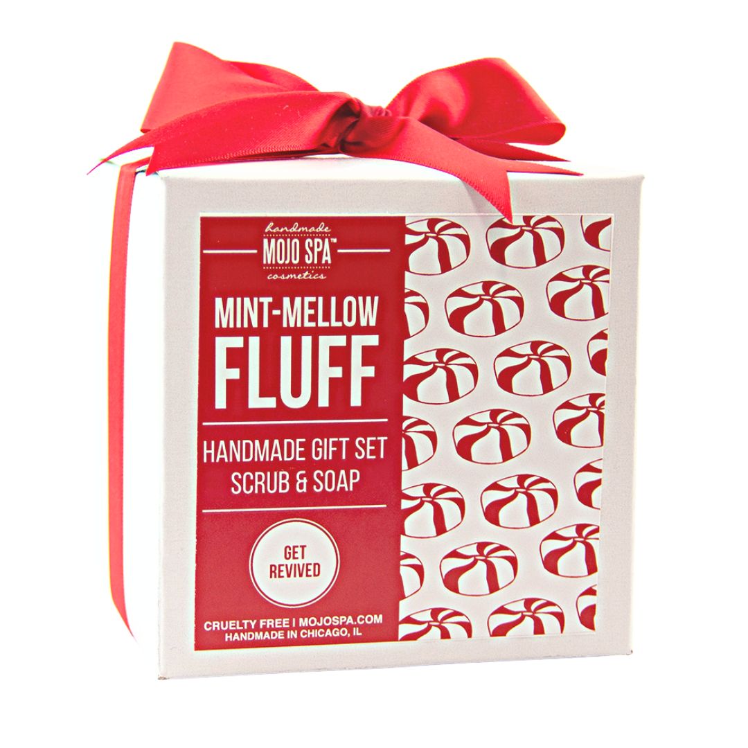 Mint Mellow Fluff Scrub & Soap Gift Set