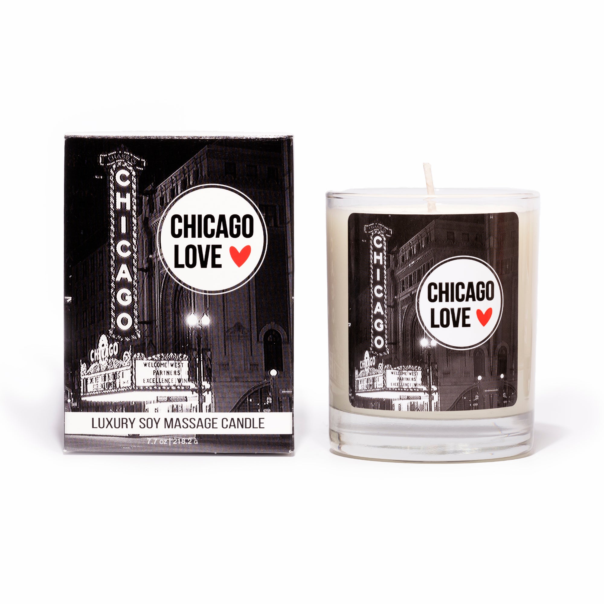 Chicago Love Soy Massage Candle