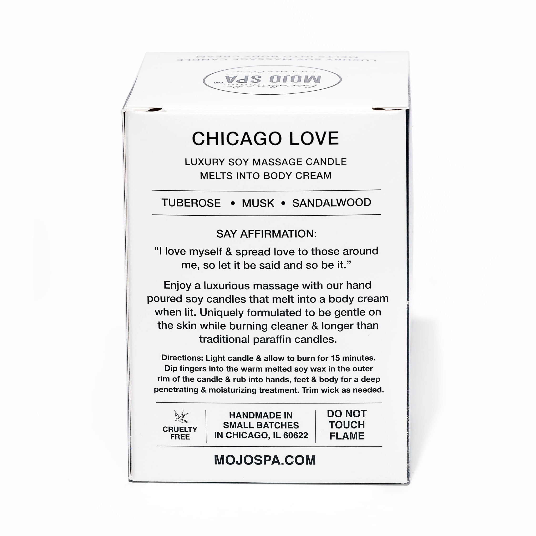 Chicago Love Soy Massage Candle