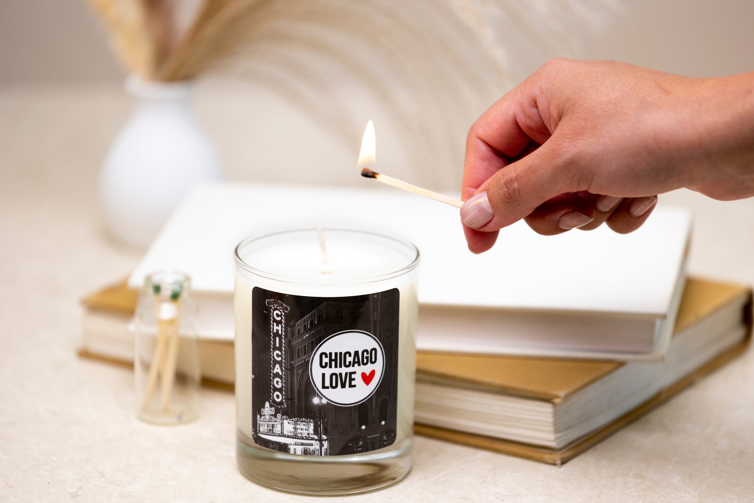 Chicago Love Soy Massage Candle