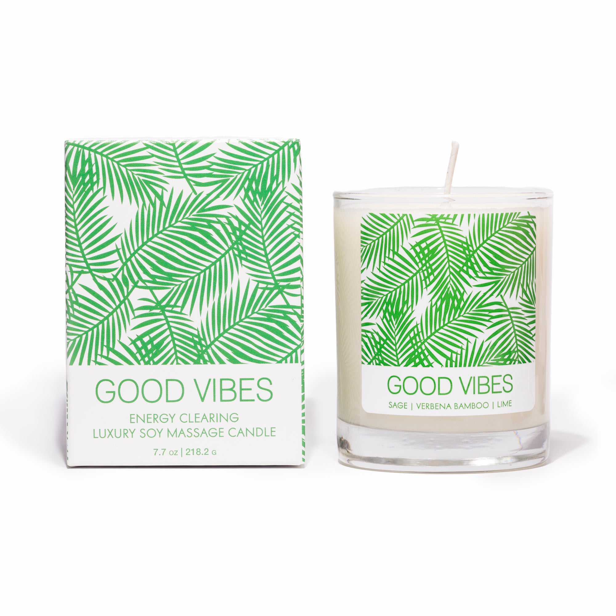 Good Vibes Soy Massage Candle