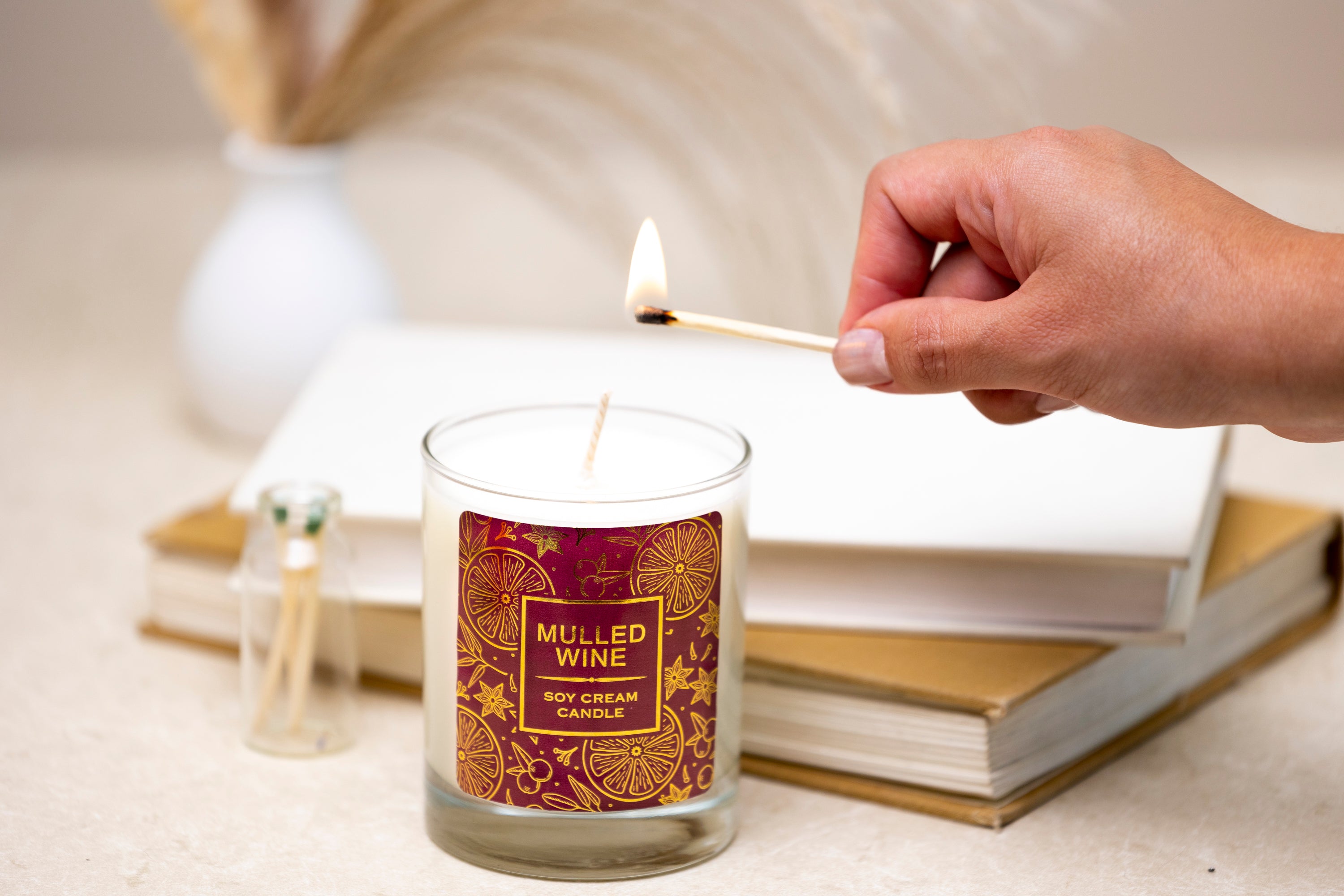 Mulled Wine Soy Massage Candle