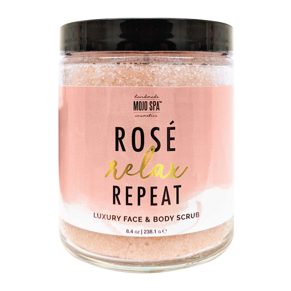 Rosé. Relax. Repeat. Luxury Face &amp; Body Scrub 