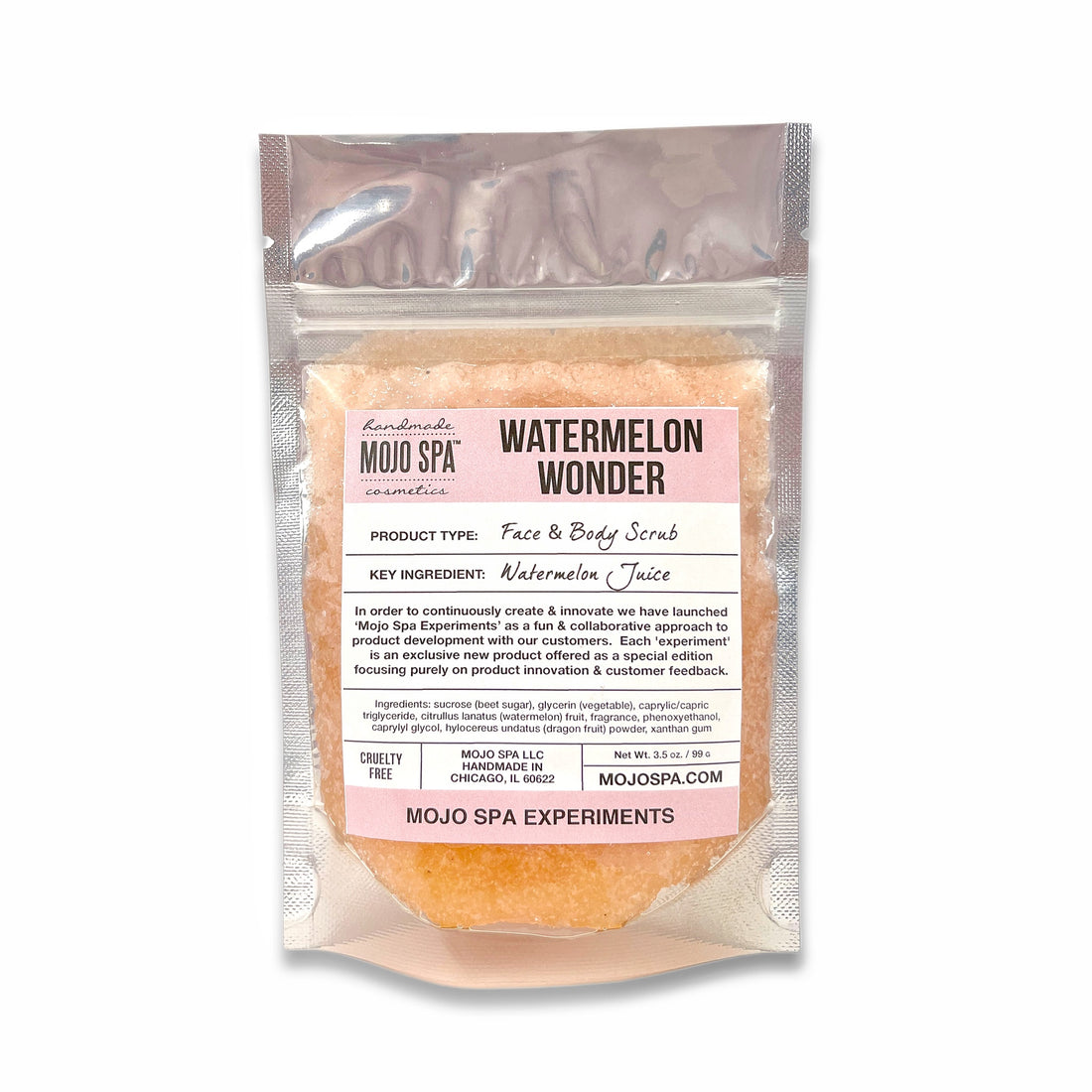 Watermelon Wonder Face &amp; Body Scrub Travel Size