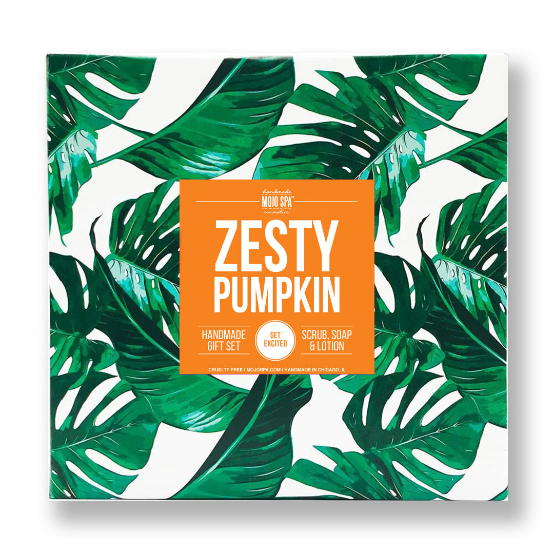 Zesty Pumpkin Scrub, Body Butter &amp; Soap Gift Set