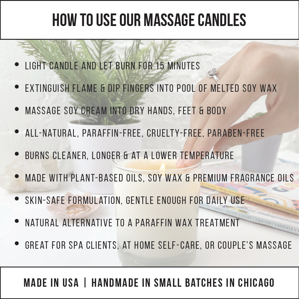 Mulled Wine Soy Massage Candle